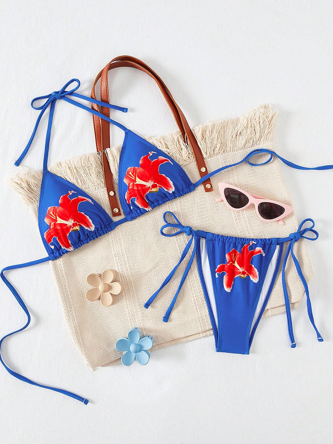 SHEIN bikini szett, kék