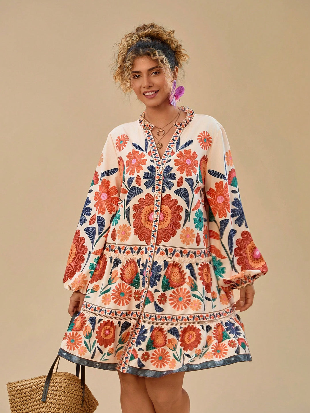 Rochie SHEIN, mix culori