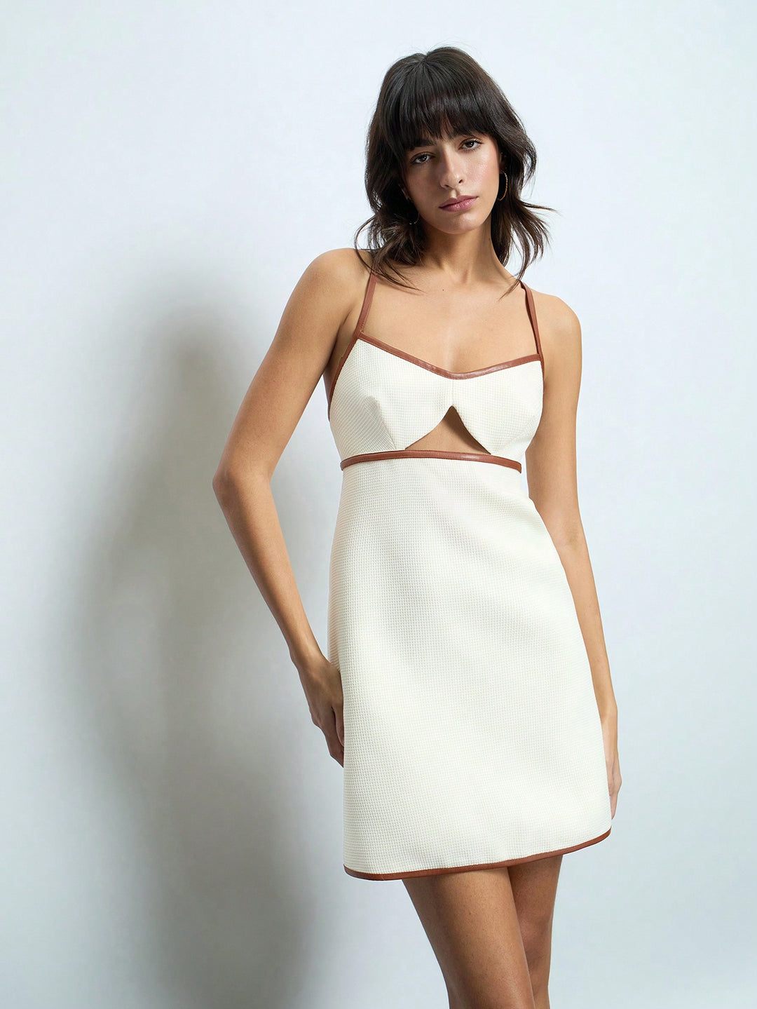 Rochie mini SHEIN, bej
