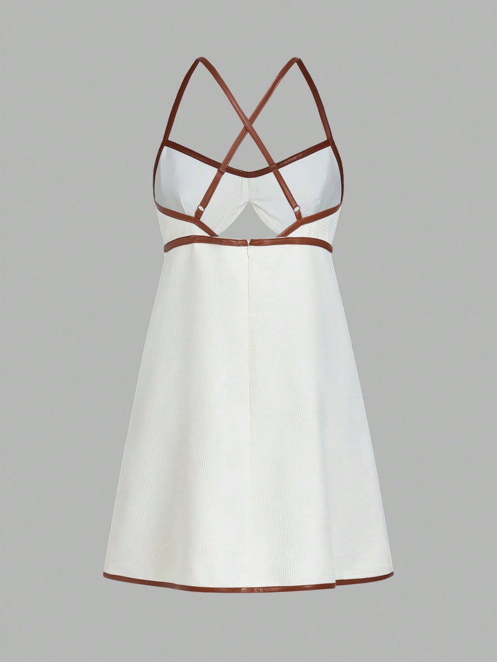 Rochie mini SHEIN, bej