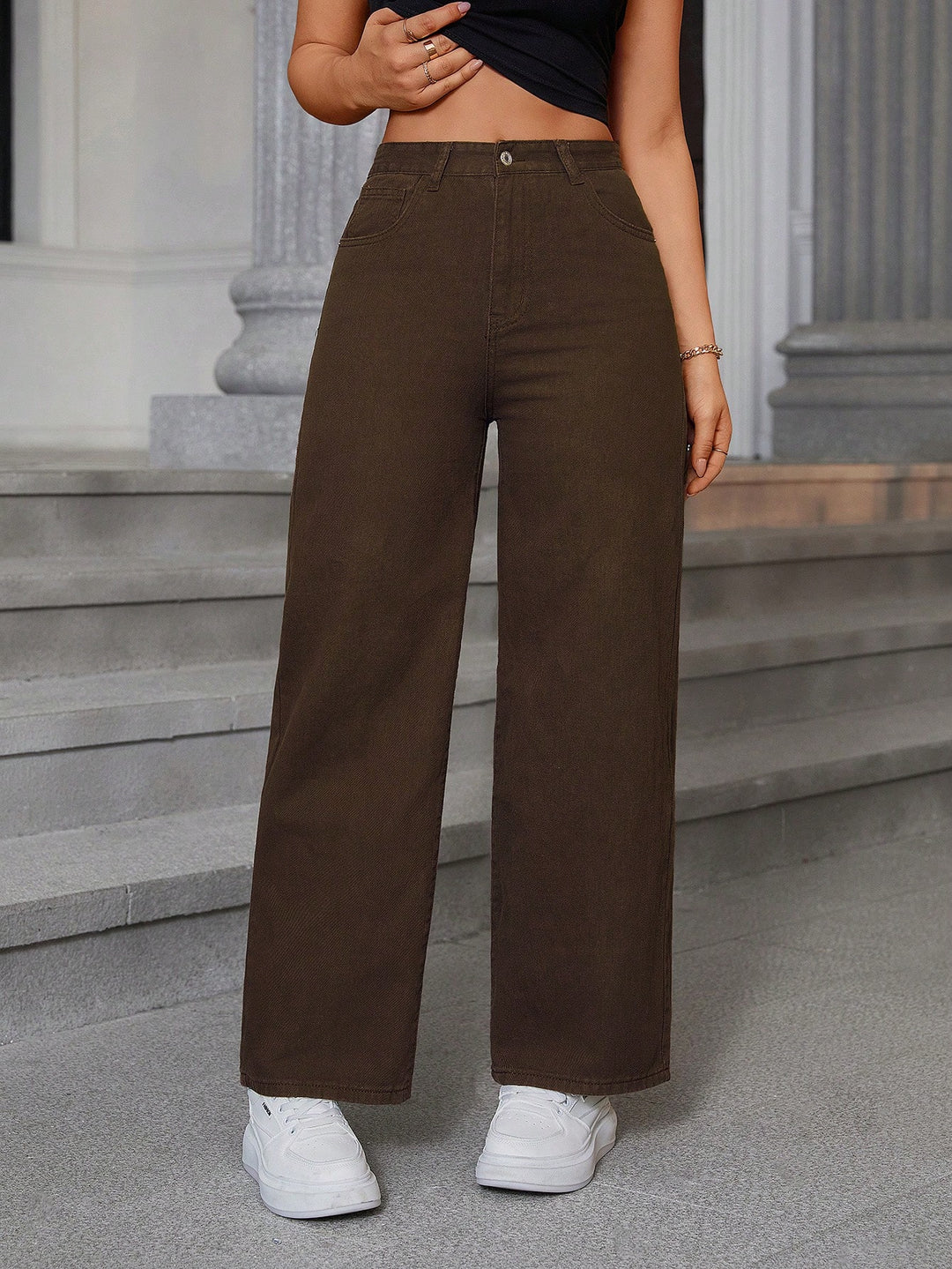 Jeans SHEIN, maro