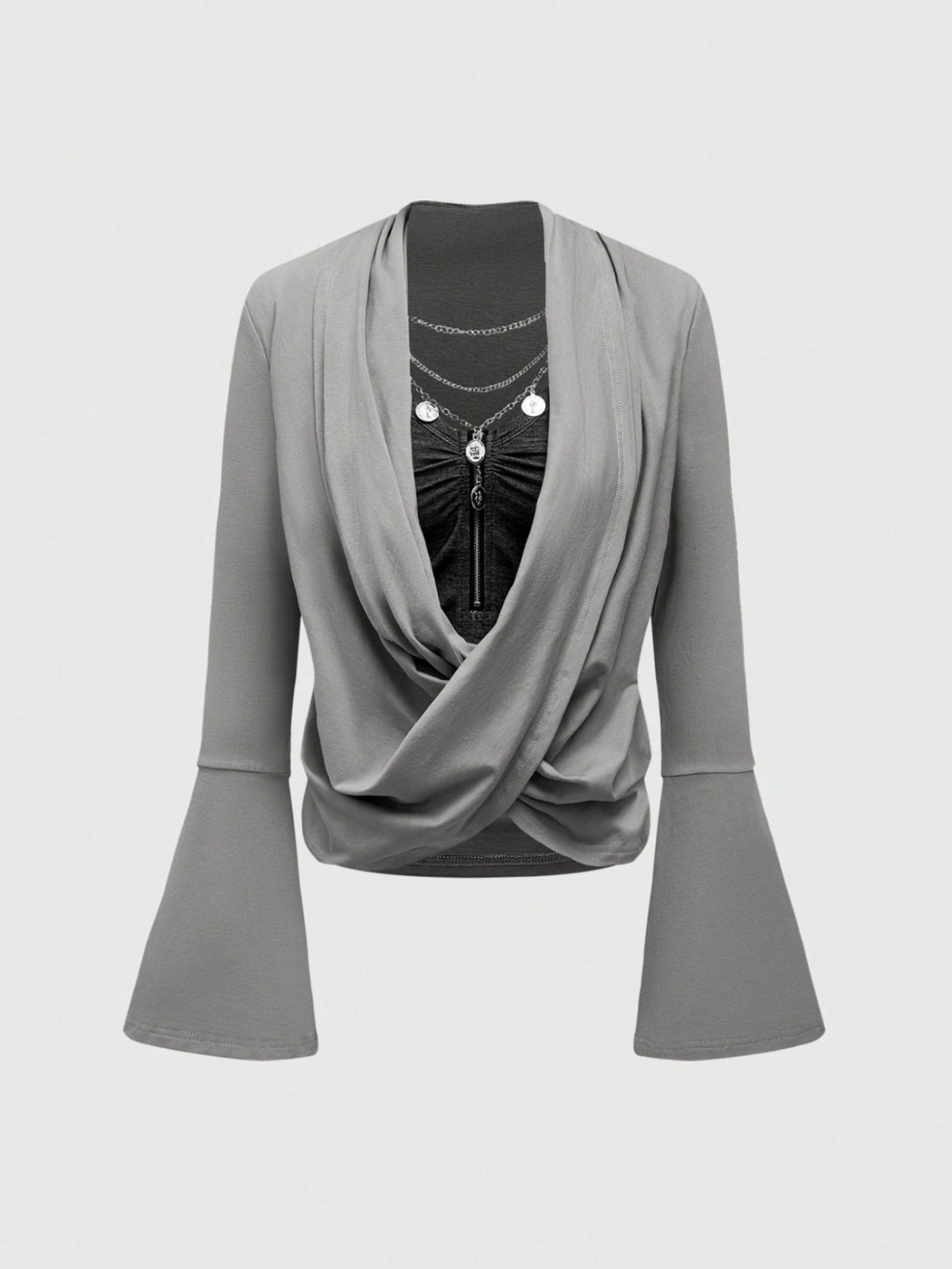 Tricou SHEIN, gri