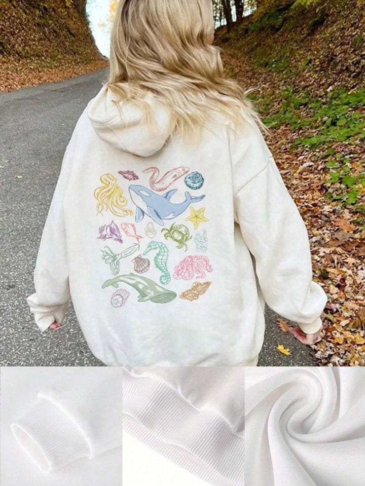 Hanorac SHEIN, alb