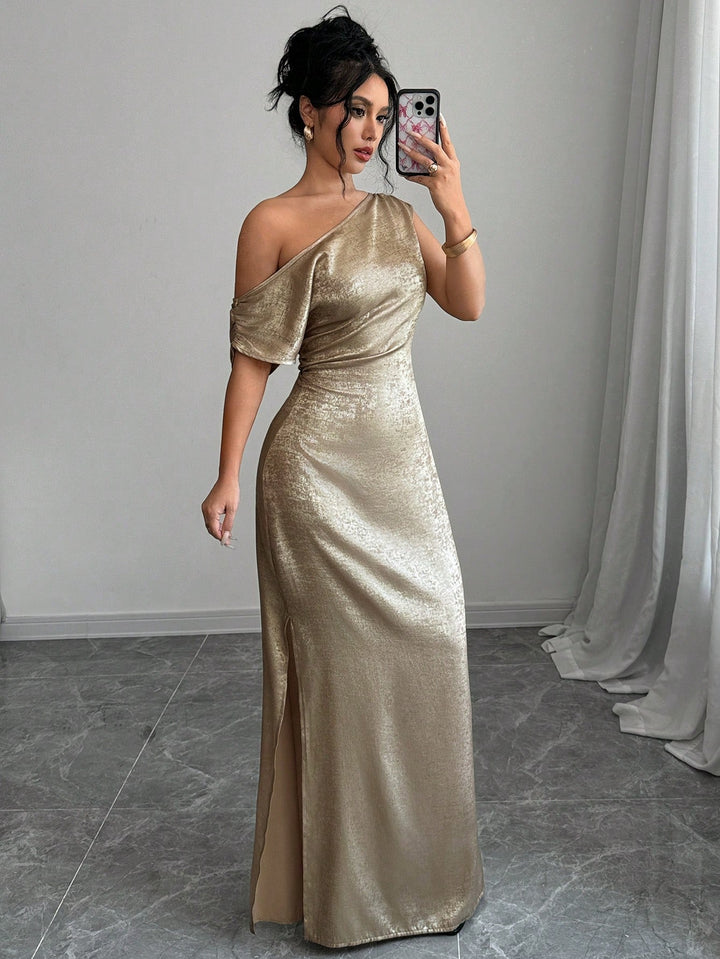 Rochie maxi SHEIN, kaki
