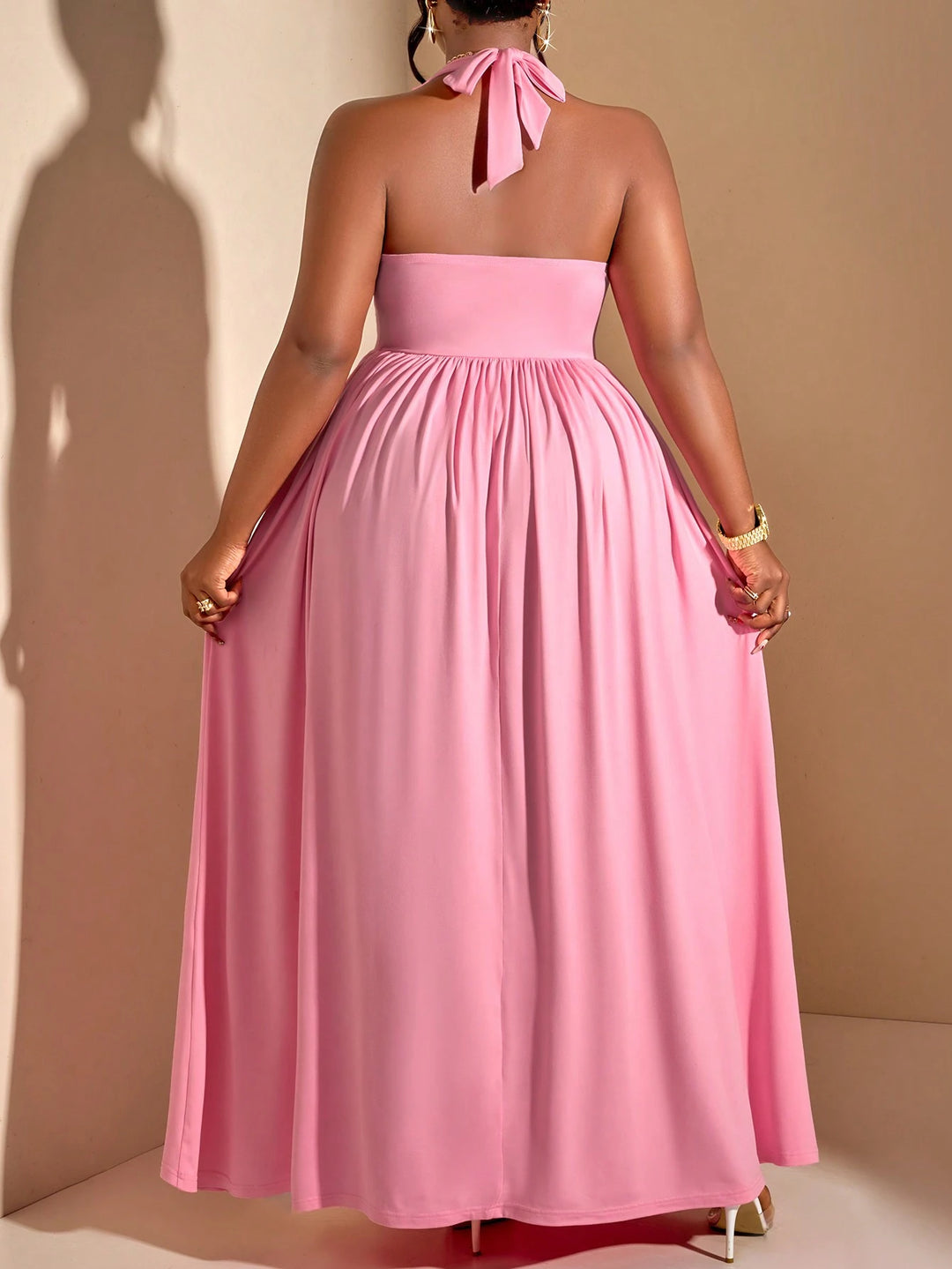 Rochie maxi SHEIN, roz