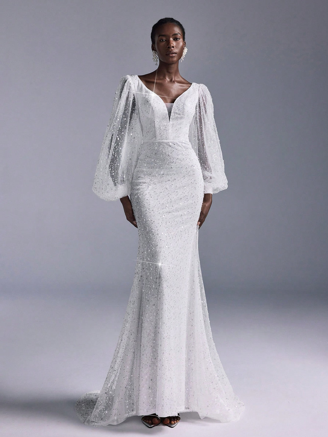 Rochie de mireasă SHEIN, alb