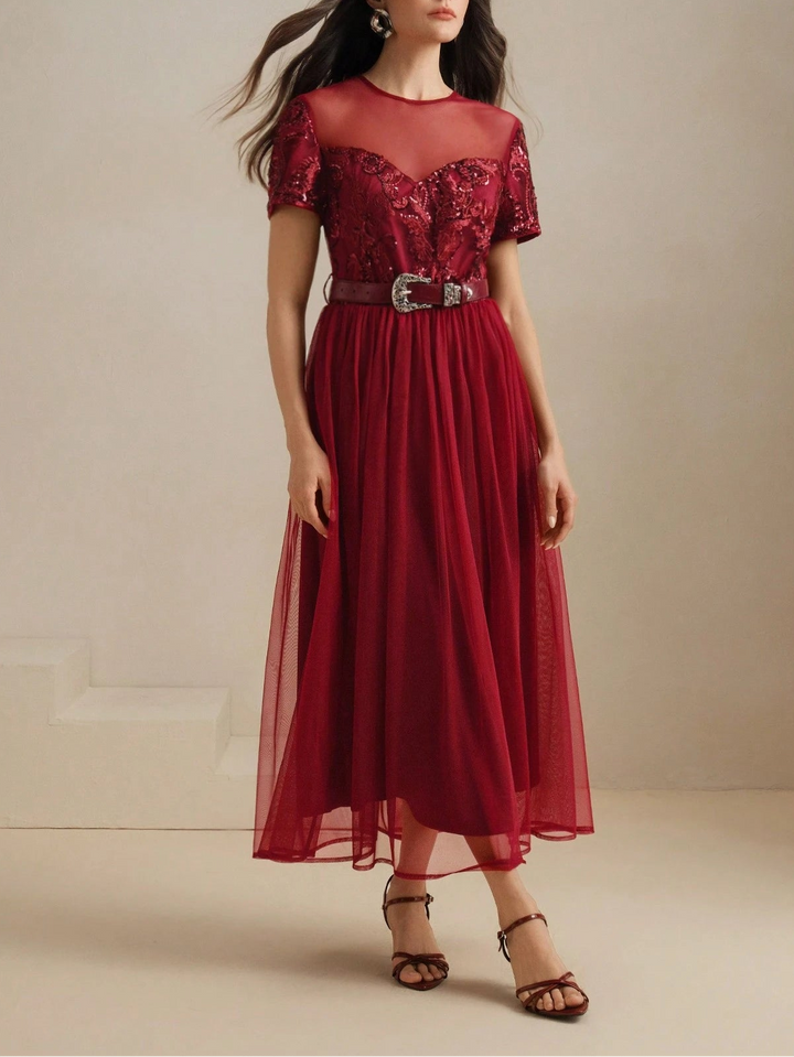 Rochie maxi SHEIN, roșu