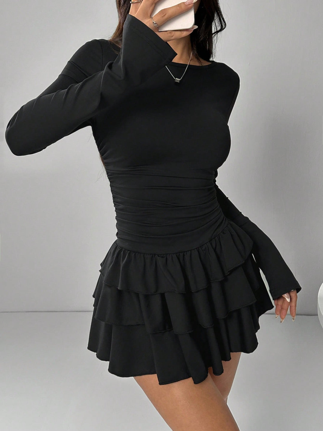 Rochie mini SHEIN, negru