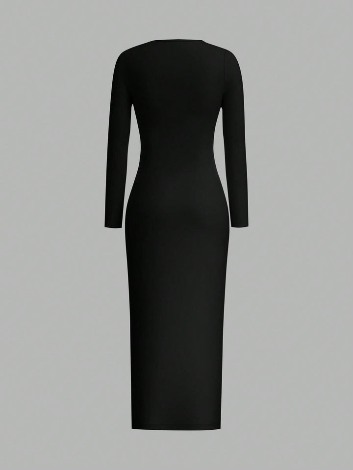 Rochie maxi SHEIN, negru