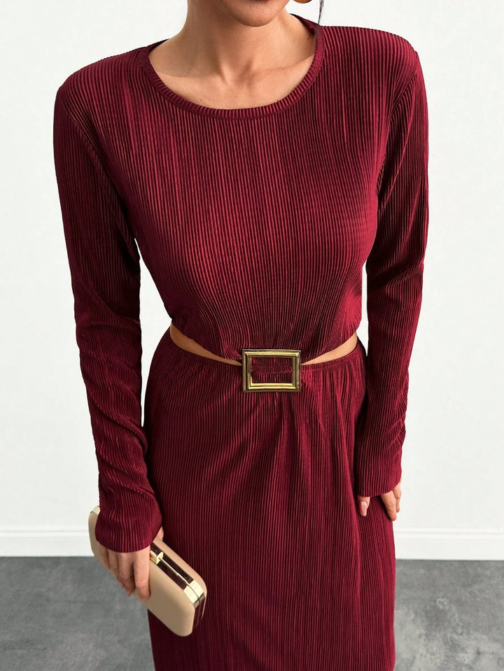 Rochie maxi Shein, vișiniu