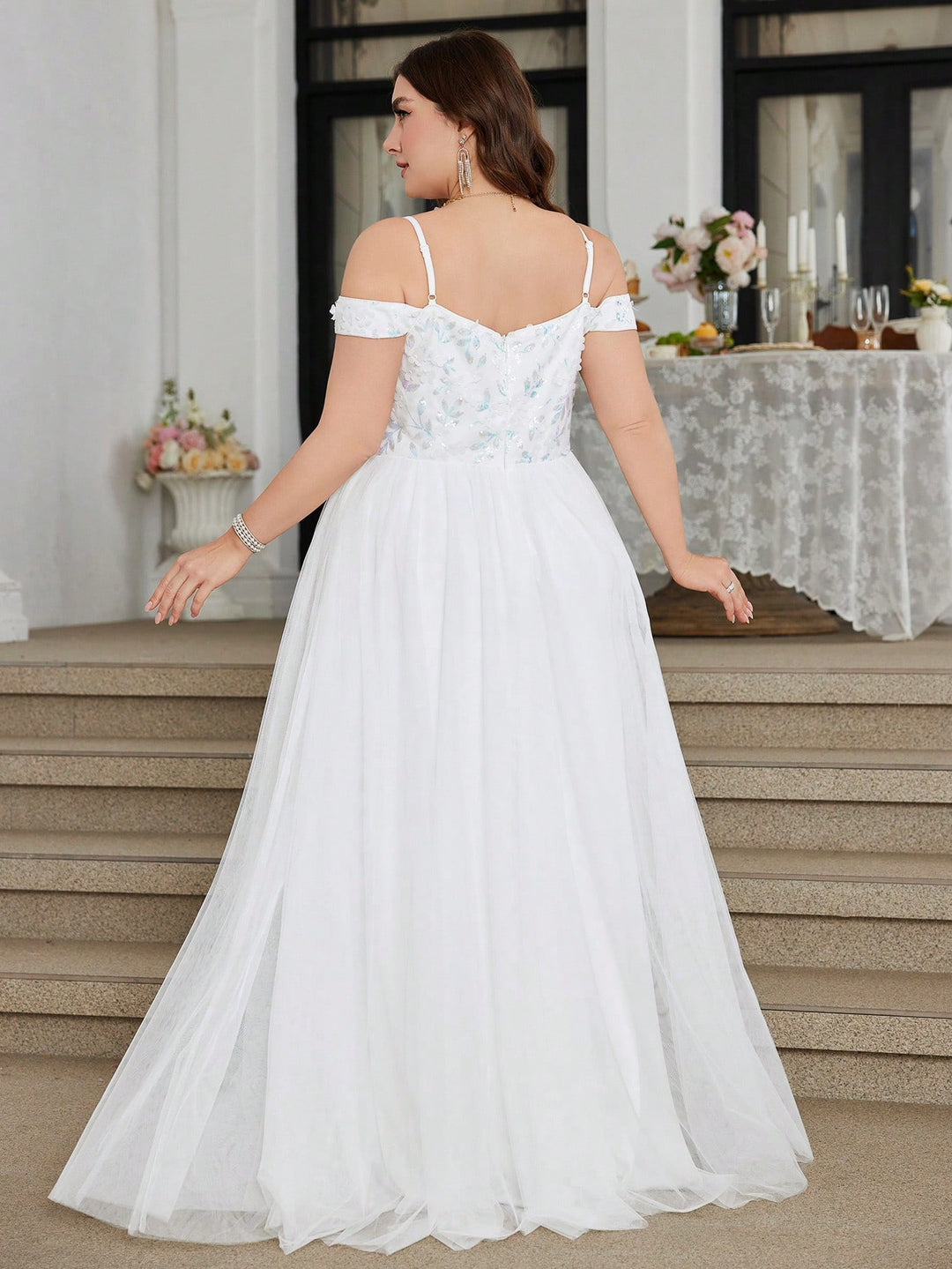 Rochie de mireasă SHEIN, alb