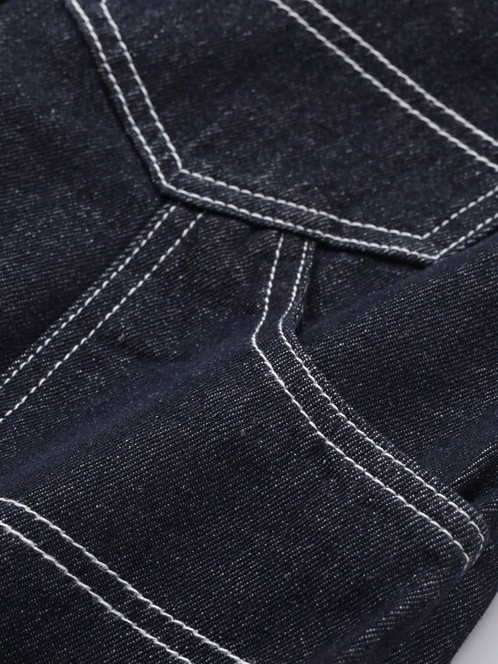 Jeans 3/4 Shein, bleumarin