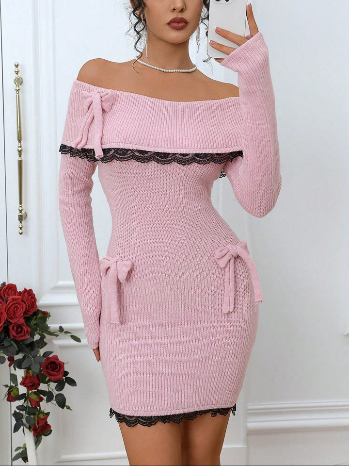 Rochie mini SHEIN, roz
