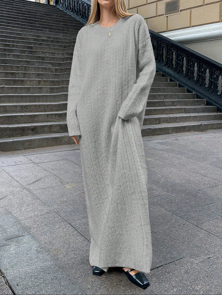 Rochie maxi SHEIN, gri