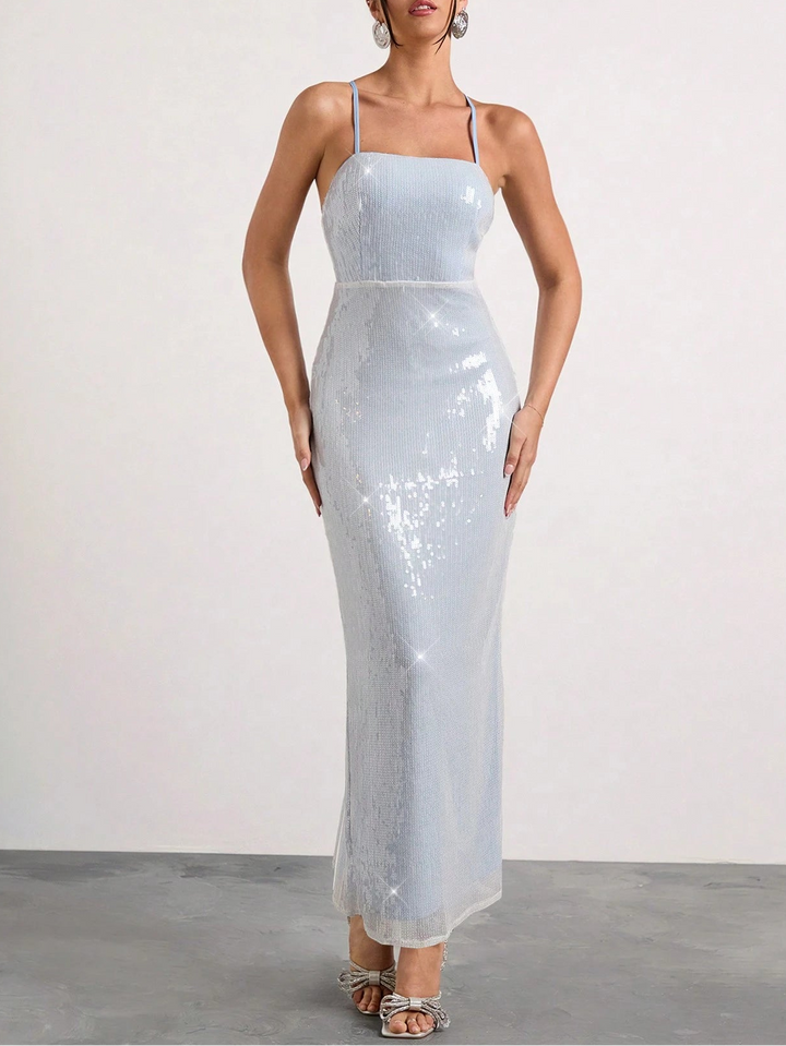 Rochie maxi SHEIN, albastru