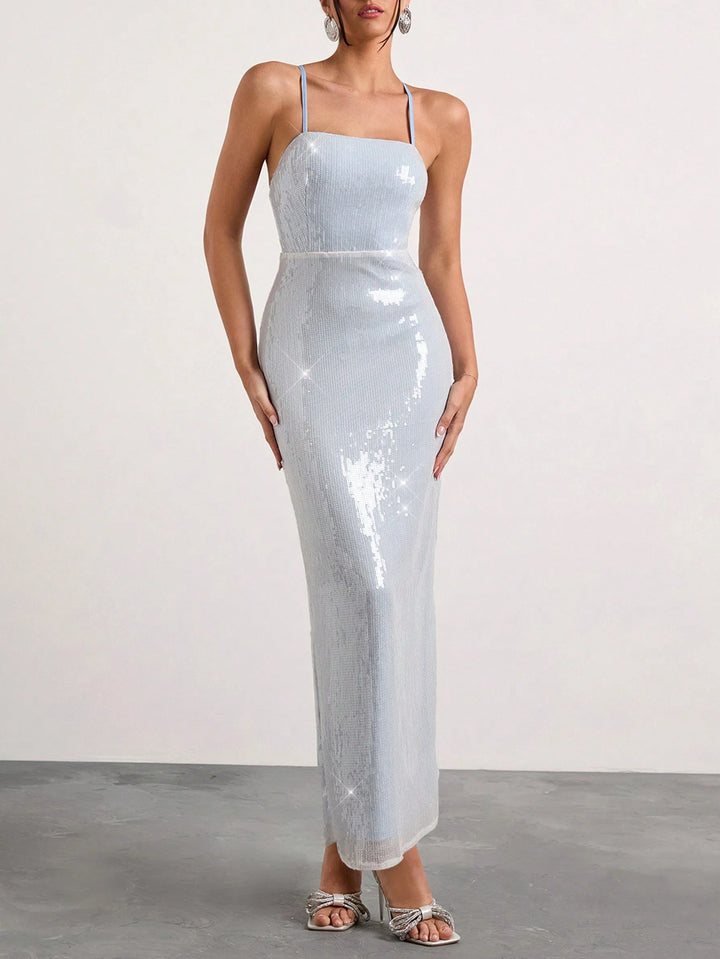 Rochie maxi SHEIN, albastru