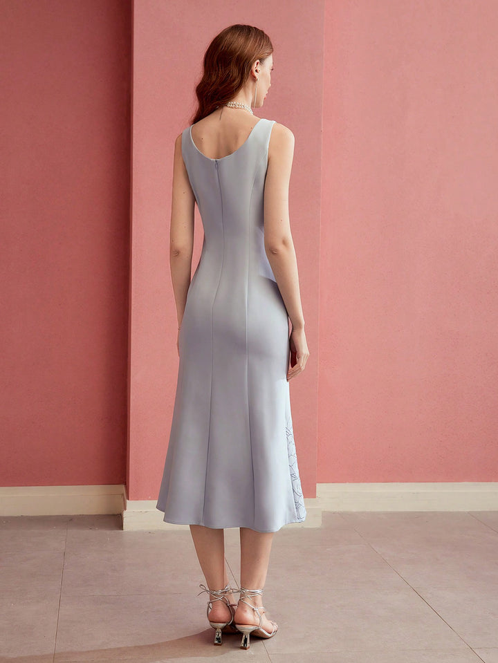 Rochie midi SHEIN, albastru