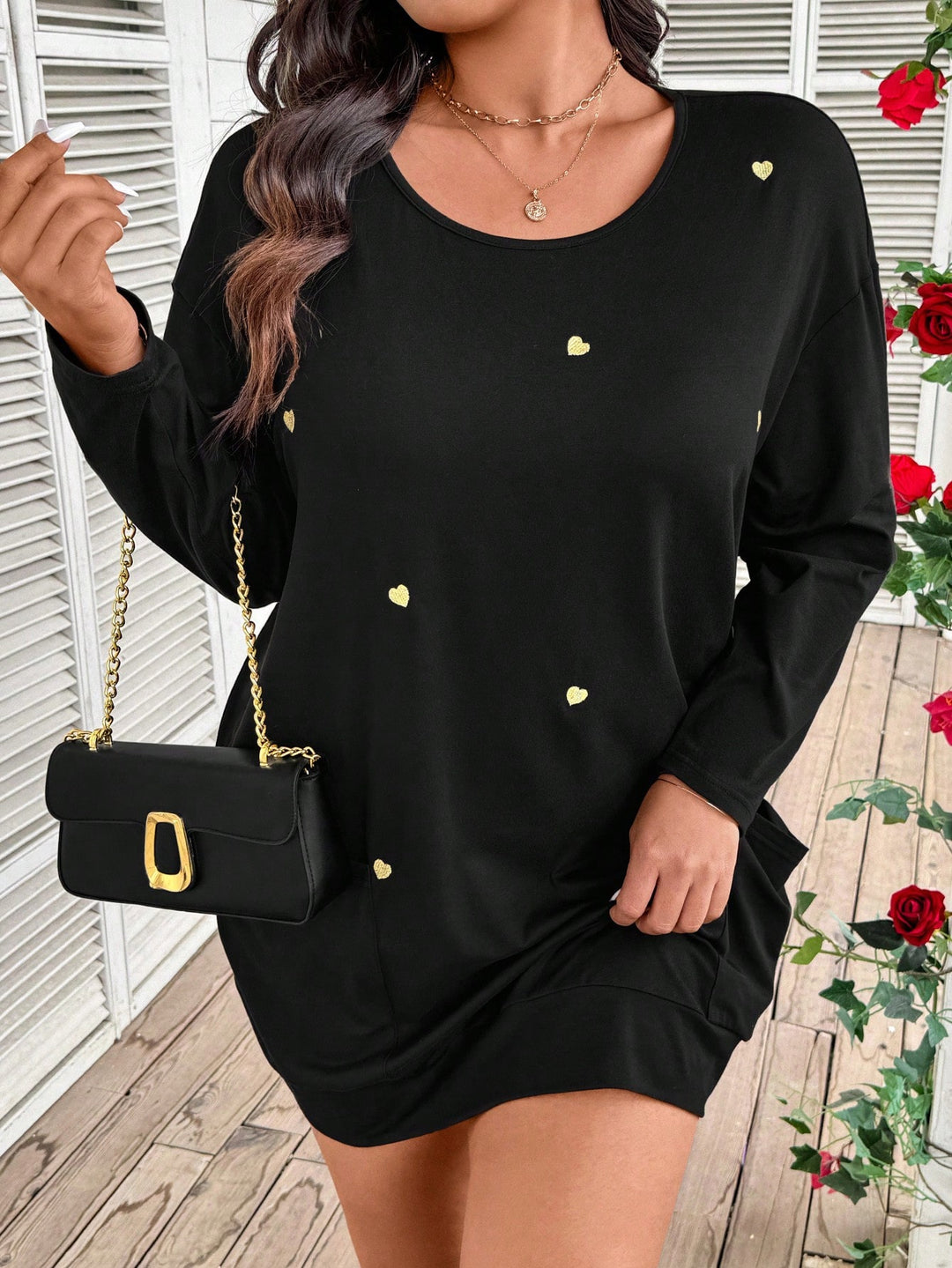 Tricou SHEIN, negru