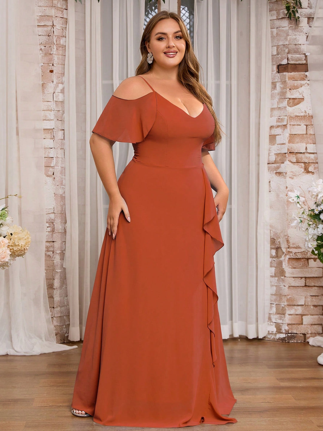 Rochie SHEIN, portocaliu
