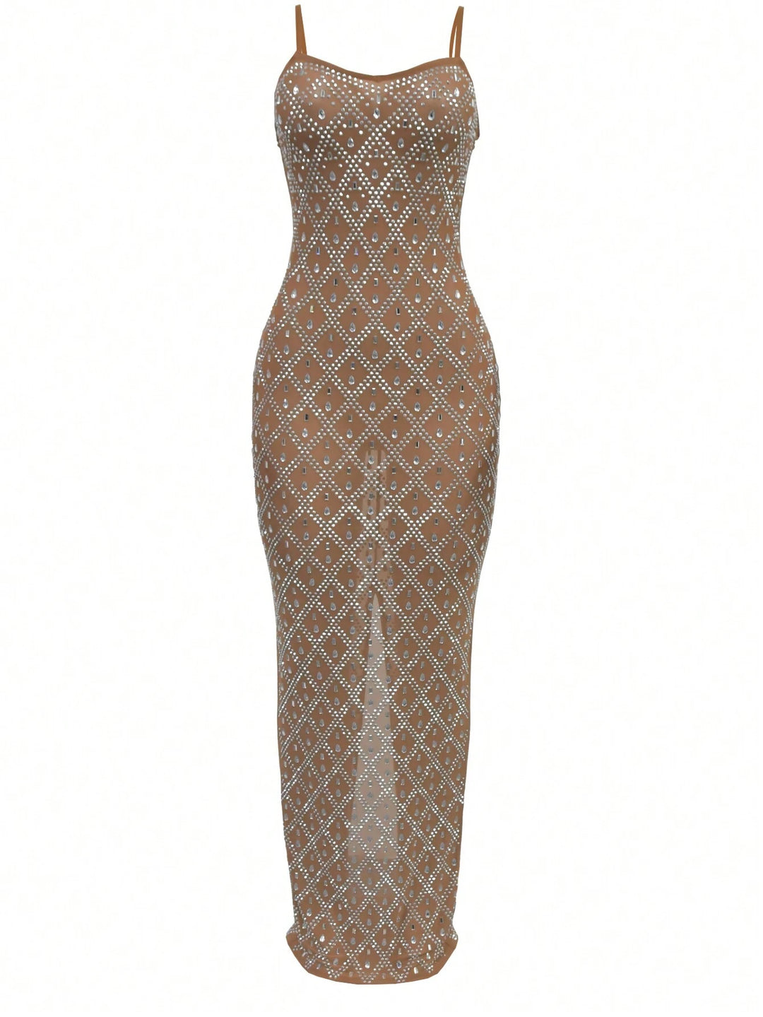 Rochie maxi SHEIN, maro