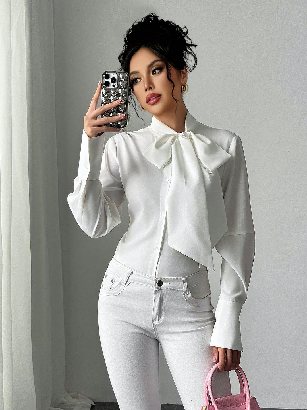 Bluza SHEIN, alb