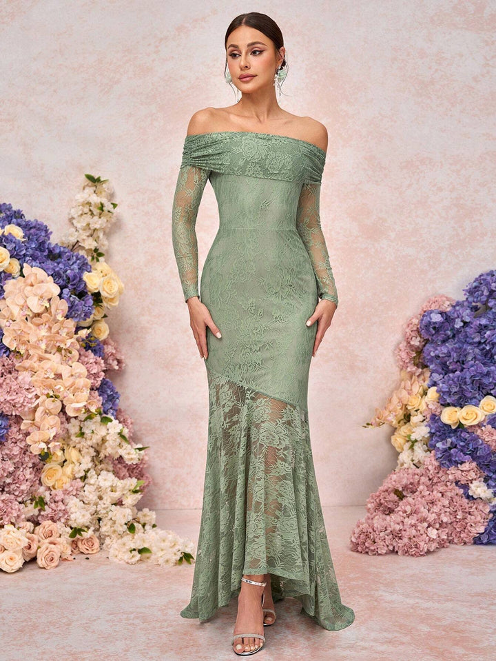 Rochie maxi SHEIN, verde