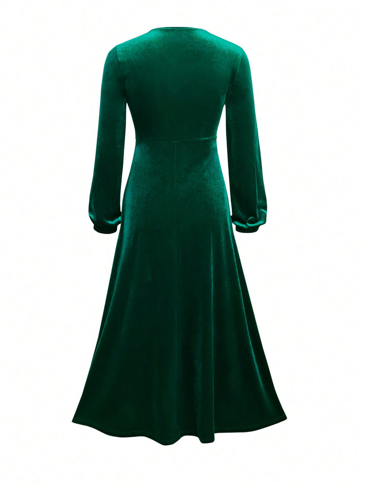 Rochie maxi SHEIN, verde