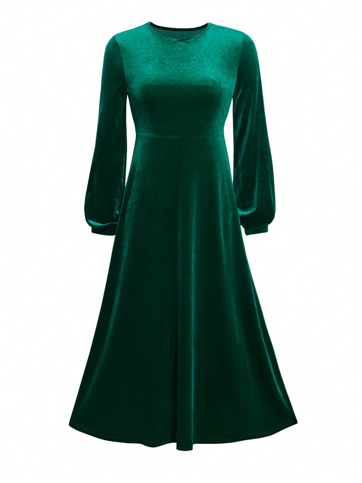 Rochie maxi SHEIN, verde