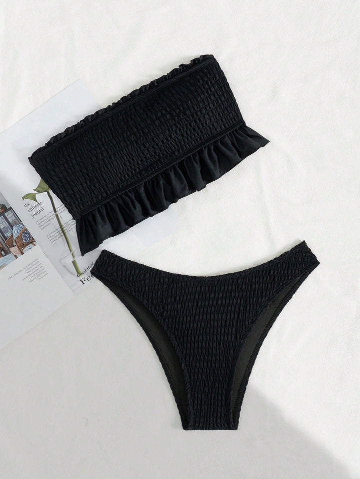 Set bikini SHEIN, negru