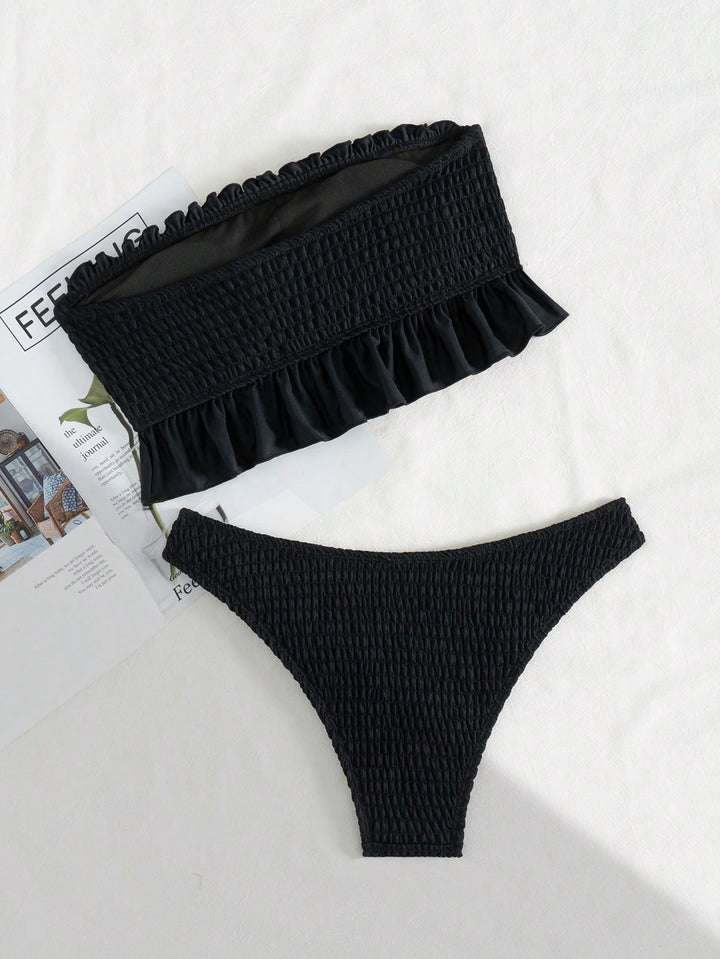 Set bikini SHEIN, negru