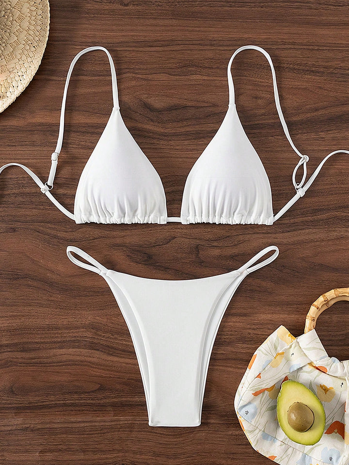 Set bikini SHEIN, alb