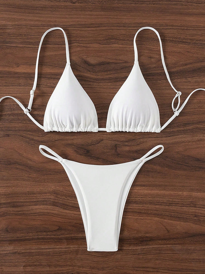 Set bikini SHEIN, alb