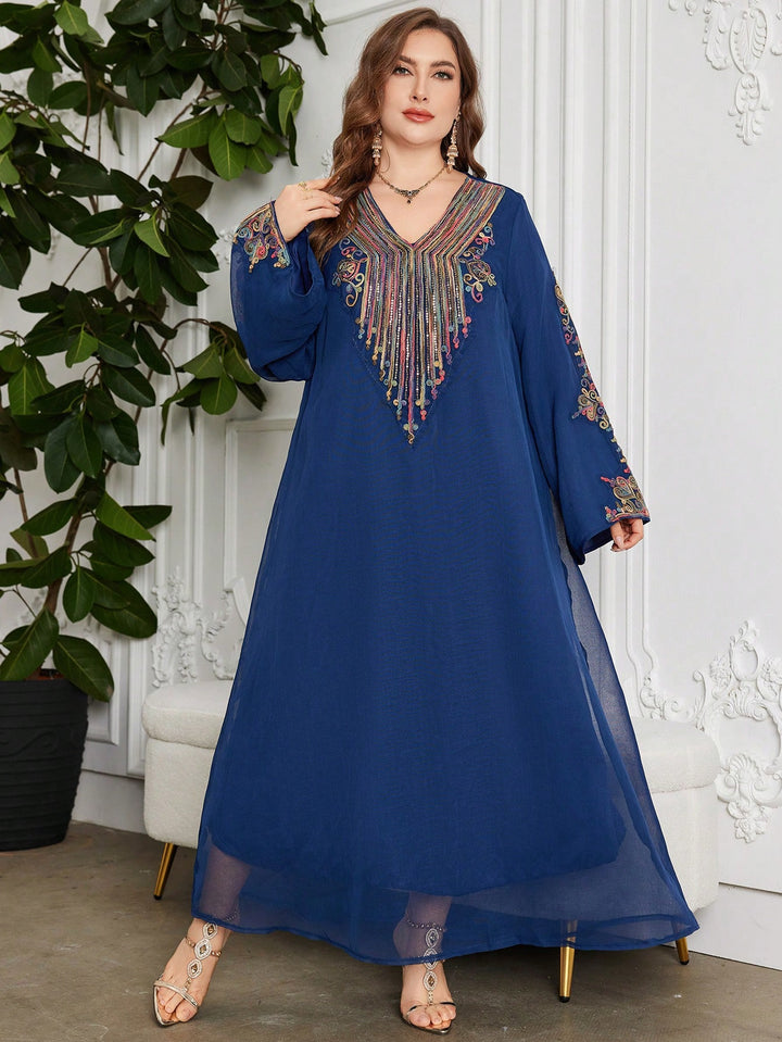 Rochie maxi SHEIN, albastru