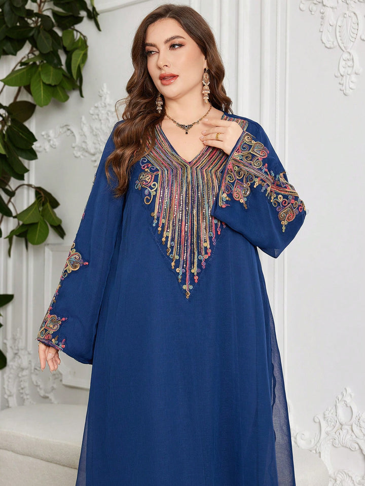 Rochie maxi SHEIN, albastru