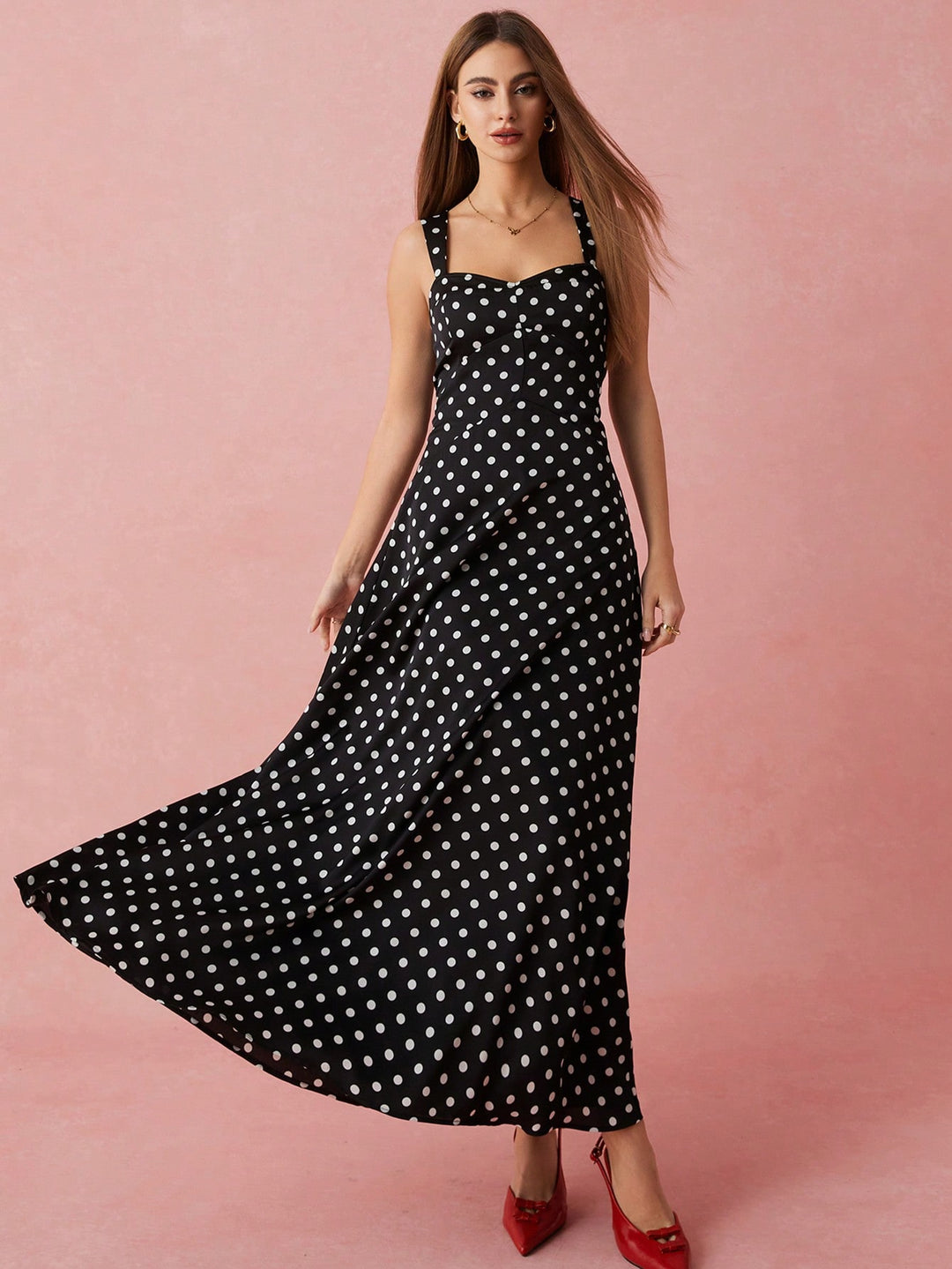 Rochie maxi SHEIN, alb