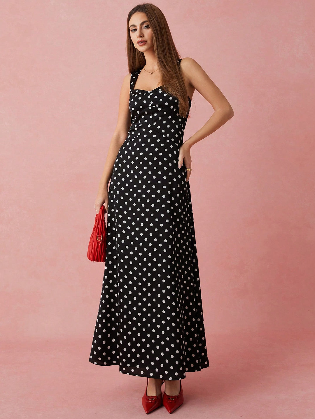 Rochie maxi SHEIN, alb