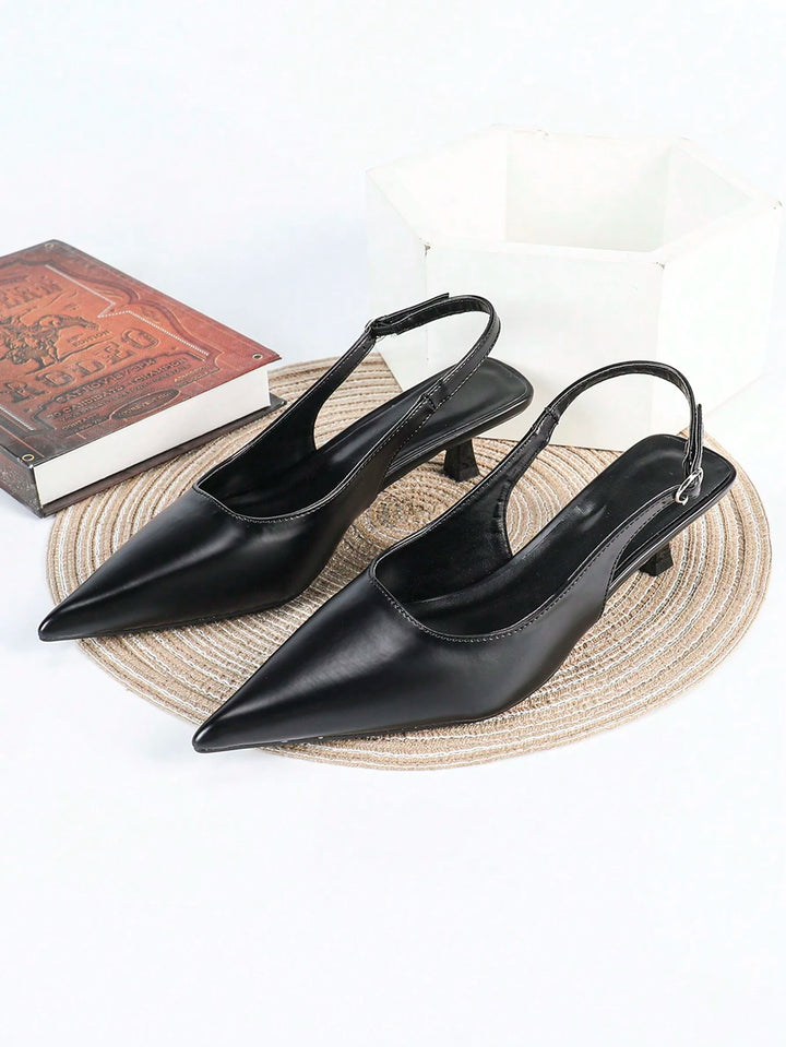 Pantofi cu toc SHEIN, negru