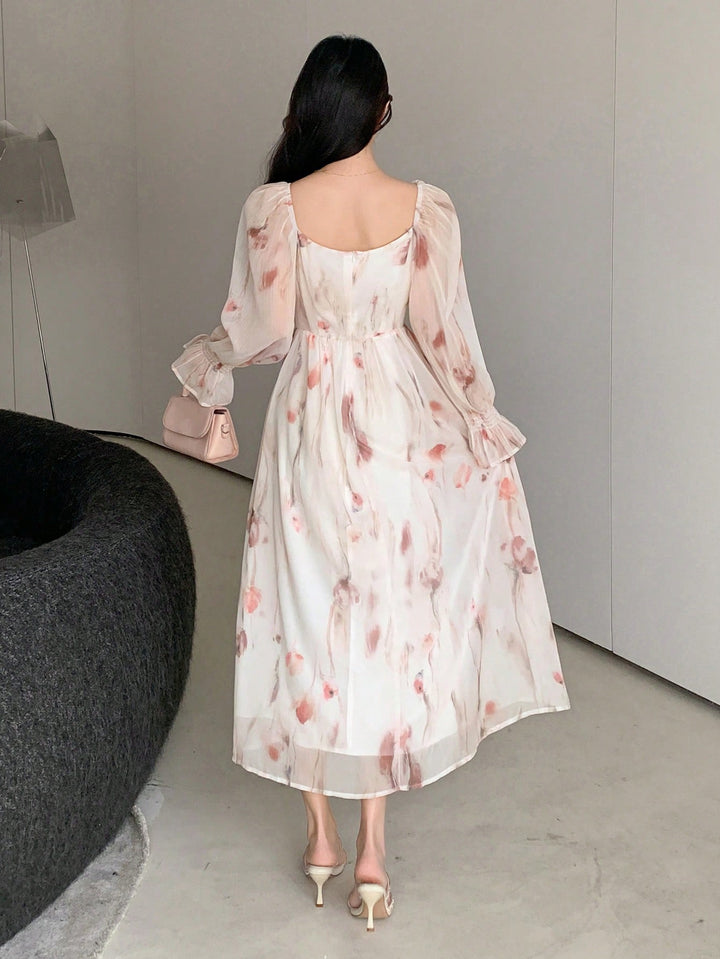 Rochie midi Shein, crem