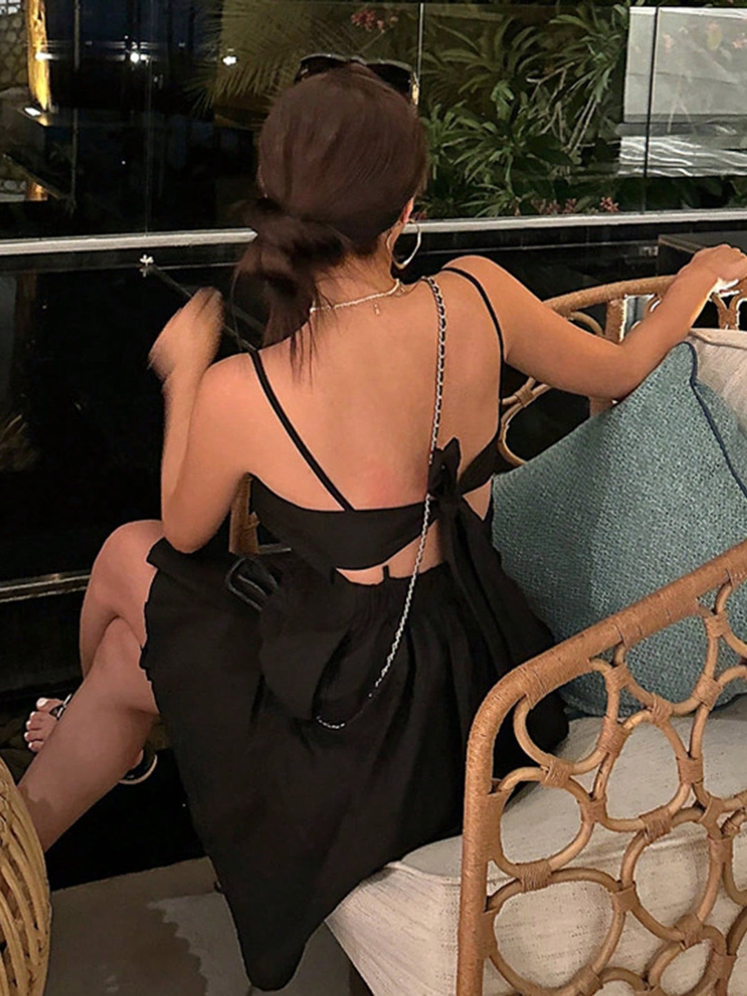 Rochie mini SHEIN, negru