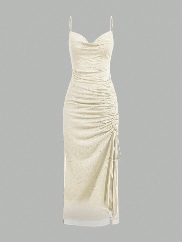 Rochie midi SHEIN, crem