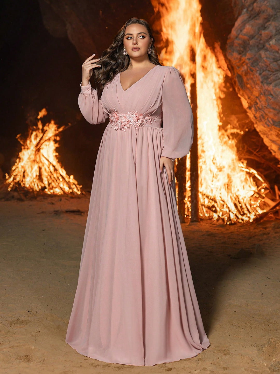 Rochie de mireasă SHEIN, roz
