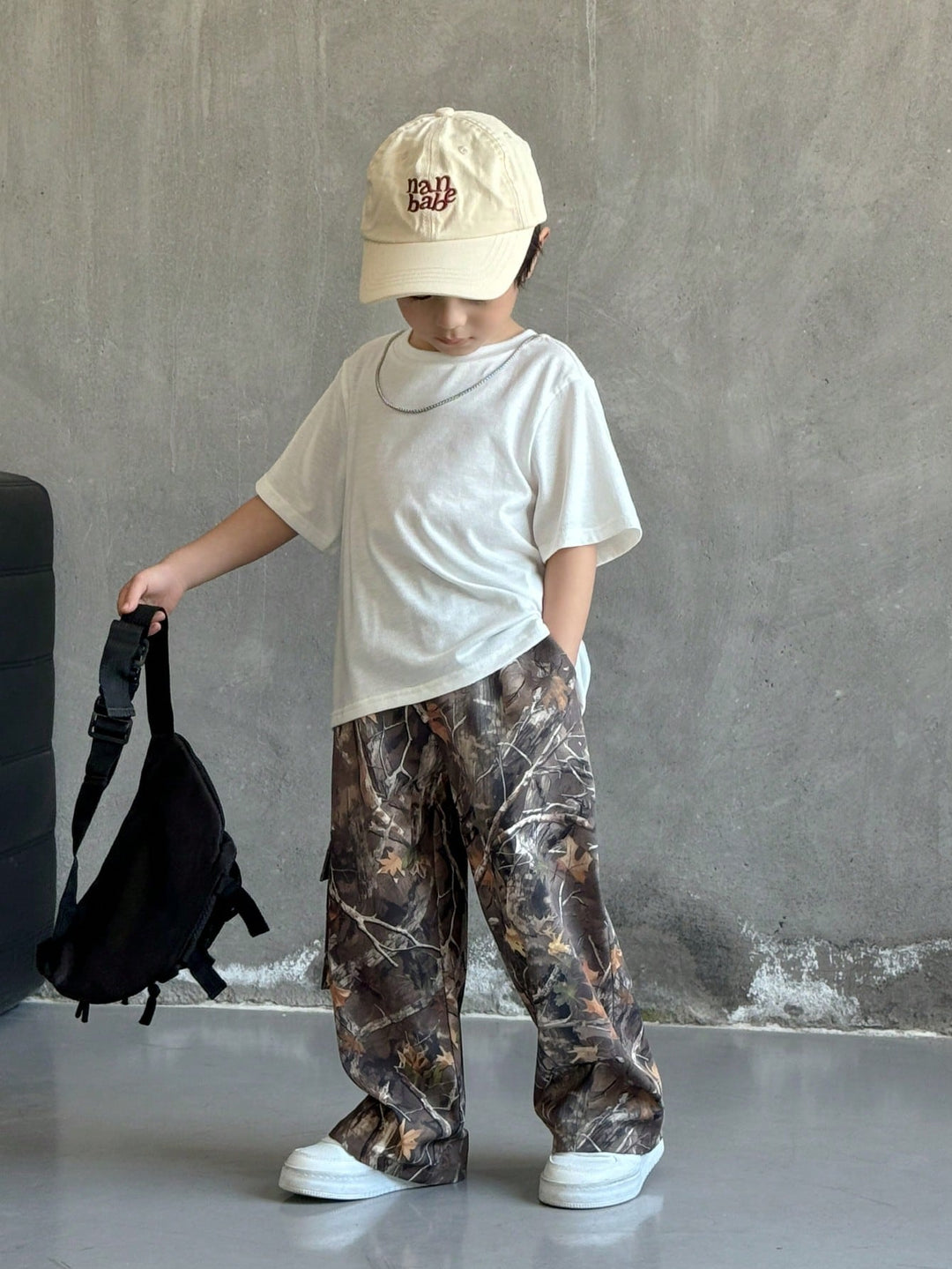 Pantalon cargo SHEIN, kaki