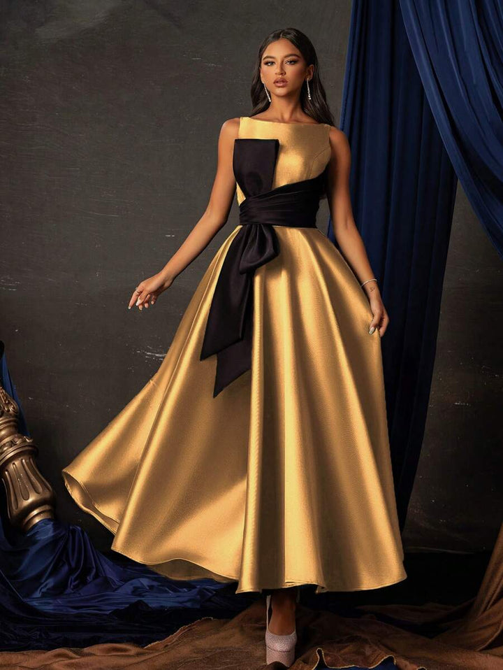 Rochie de ocazie SHEIN, auriu