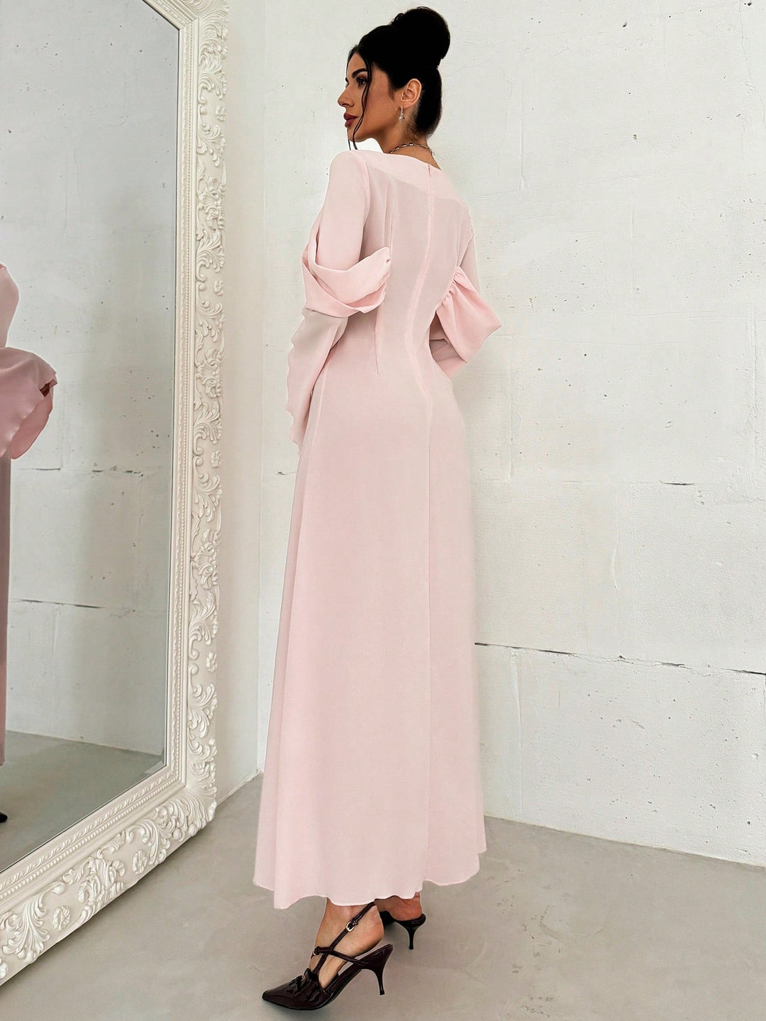 Rochie maxi Shein, roz