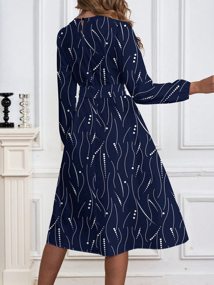 Rochie midi SHEIN, albastru