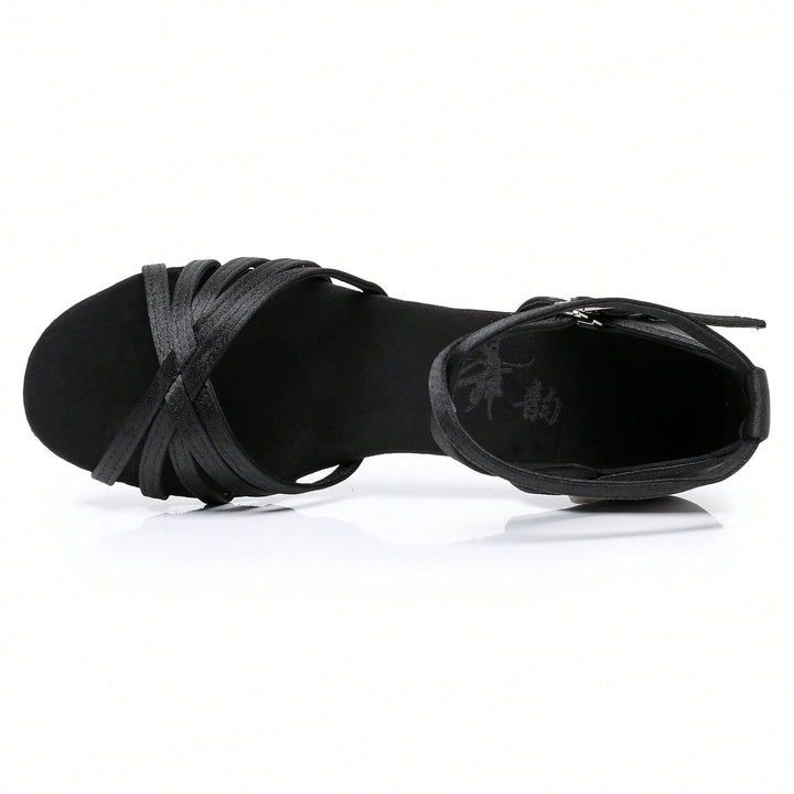 Sandale cu toc SHEIN, negru