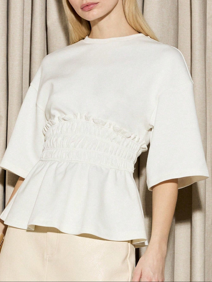 Tricou Shein, crem