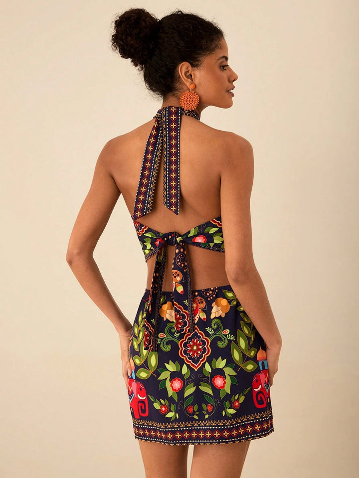 Rochie mini SHEIN, mix culori