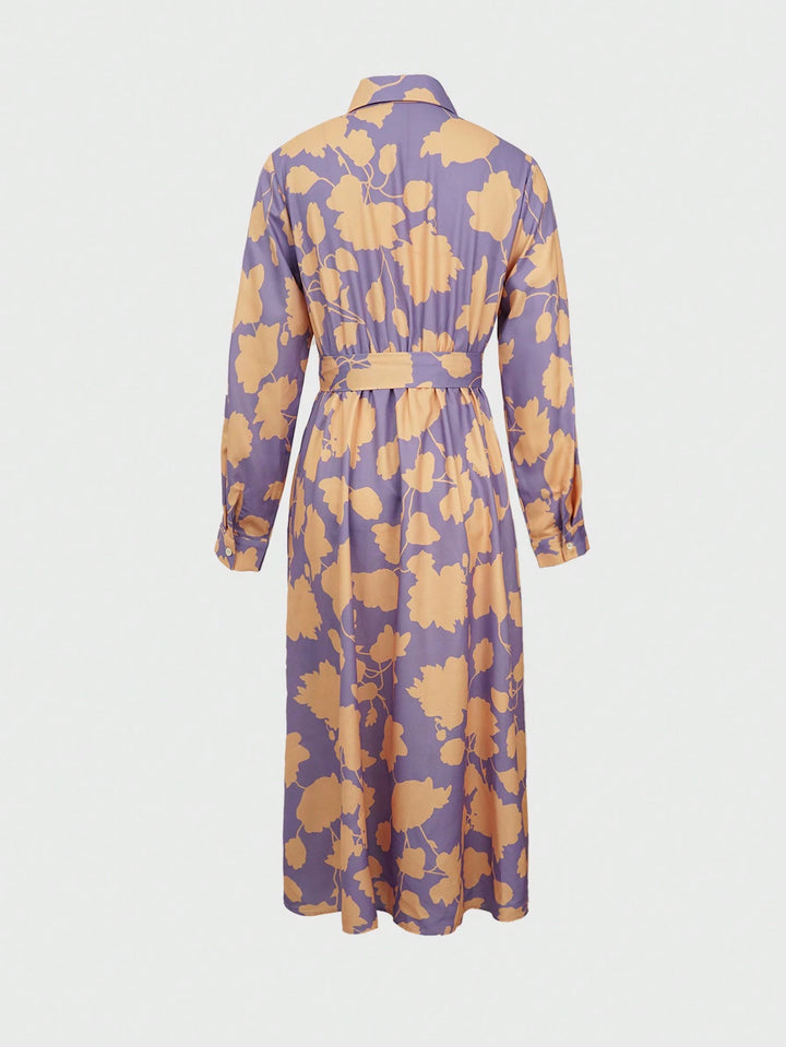 Rochie maxi SHEIN, mix culori