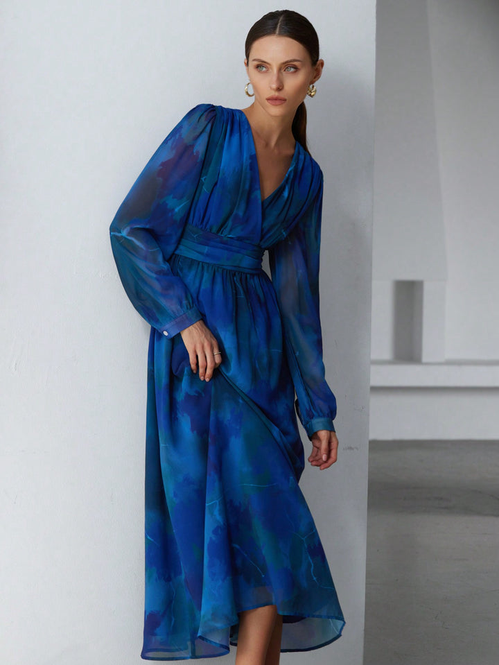 Rochie maxi SHEIN, mix culori